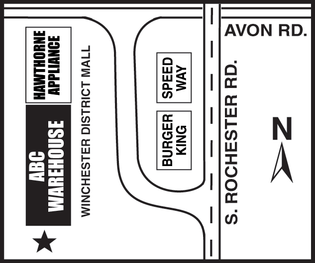 New Rochester Hills Location Map